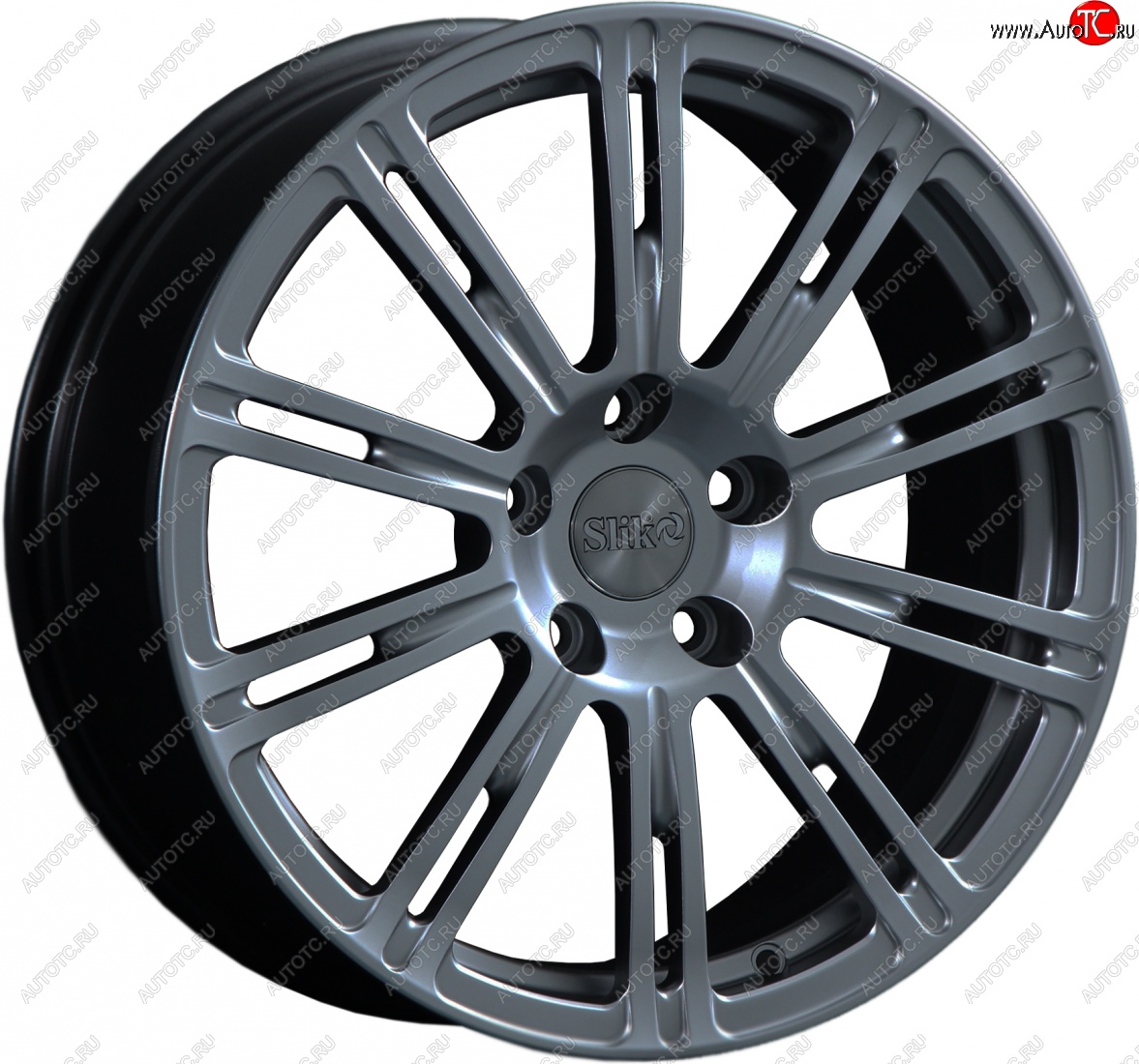 20 399 р. Кованый диск Slik classik R17x7.5 Графит глянцевый (GM) 7.5x17   (Цвет: GM)  с доставкой в г. Керчь
