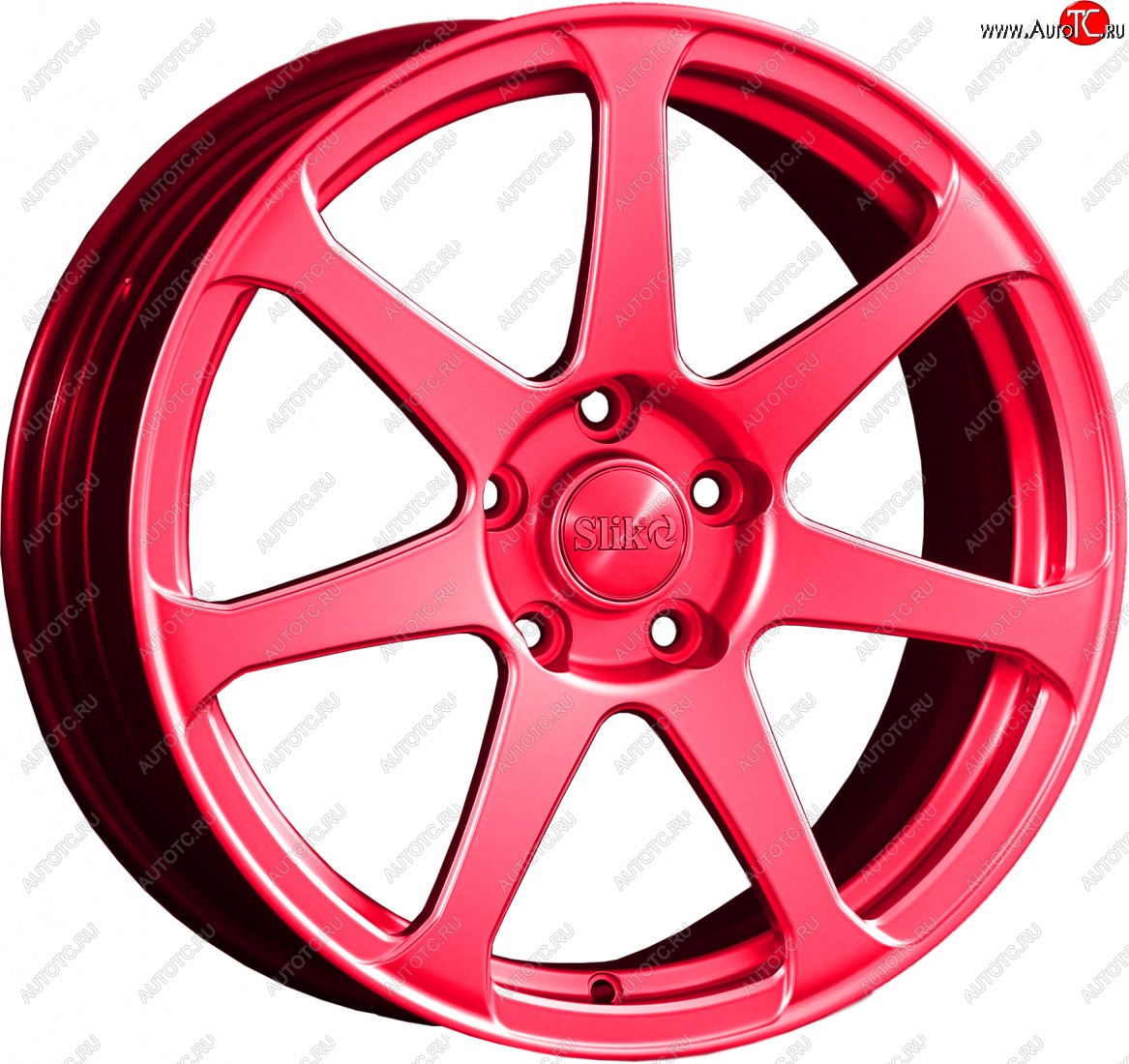14 499 р. Кованый диск Slik classik R17x7.5 Candy RUBIN рубиновый 7.5x17   (Цвет: Candy RUBIN рубиновый 7.5x17)  с доставкой в г. Керчь