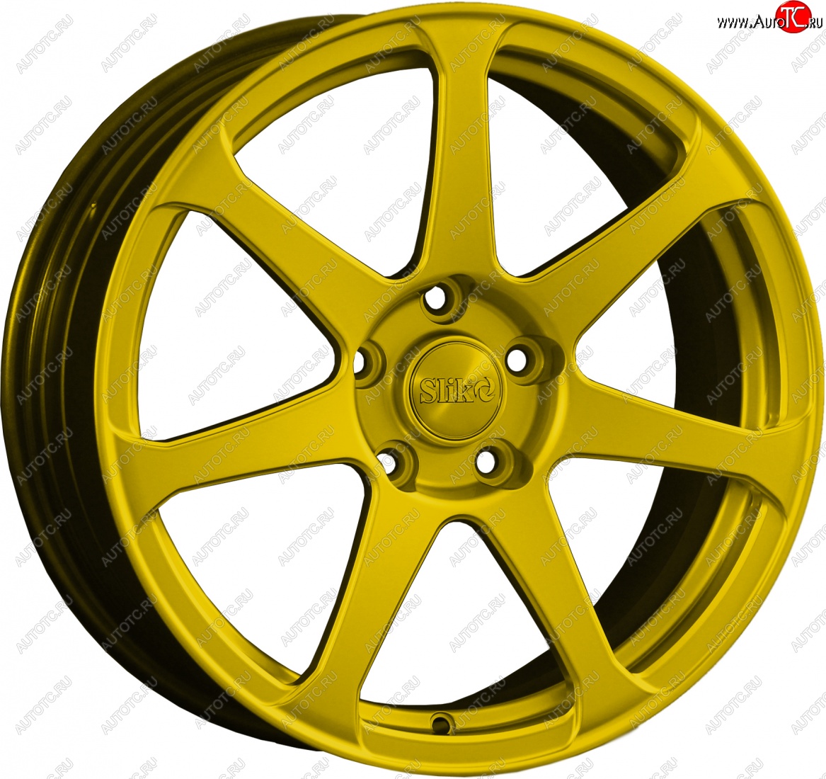 14 499 р. Кованый диск Slik classik R17x7.5 Candy YELLOW ярко-желтый 7.5x17   (Цвет: Candy YELLOW ярко-желтый 7.5x17)  с доставкой в г. Керчь