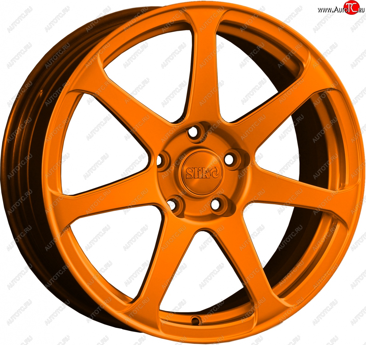14 499 р. Кованый диск Slik classik R17x7.5 Candy Медно-оранжевый глянцевый 7.5x17   (Цвет: Candy Медно-оранжевый глянцевый 7.5x17)  с доставкой в г. Керчь