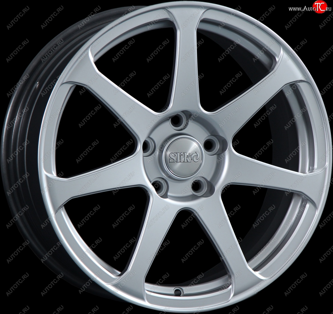 14 099 р. Кованый диск Slik classik R17x7.5 Серебристый светлый (S16) 7.5x17 Opel Antara (2006-2010) 5x115.0xDIA70.3xET46.0 (Цвет: S16)