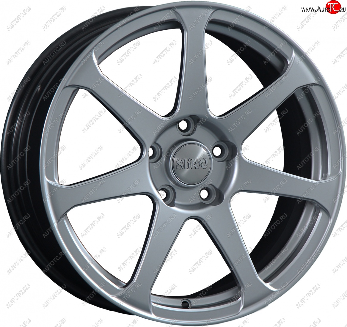 14 099 р. Кованый диск Slik classik R17x7.5 Серебристый тёмный (S25) 7.5x17   (Цвет: S25)  с доставкой в г. Керчь