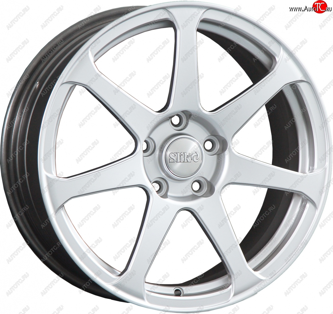 14 599 р. Кованый диск Slik classik R17x7.5 Белый (W) 7.5x17   (Цвет: W)  с доставкой в г. Керчь