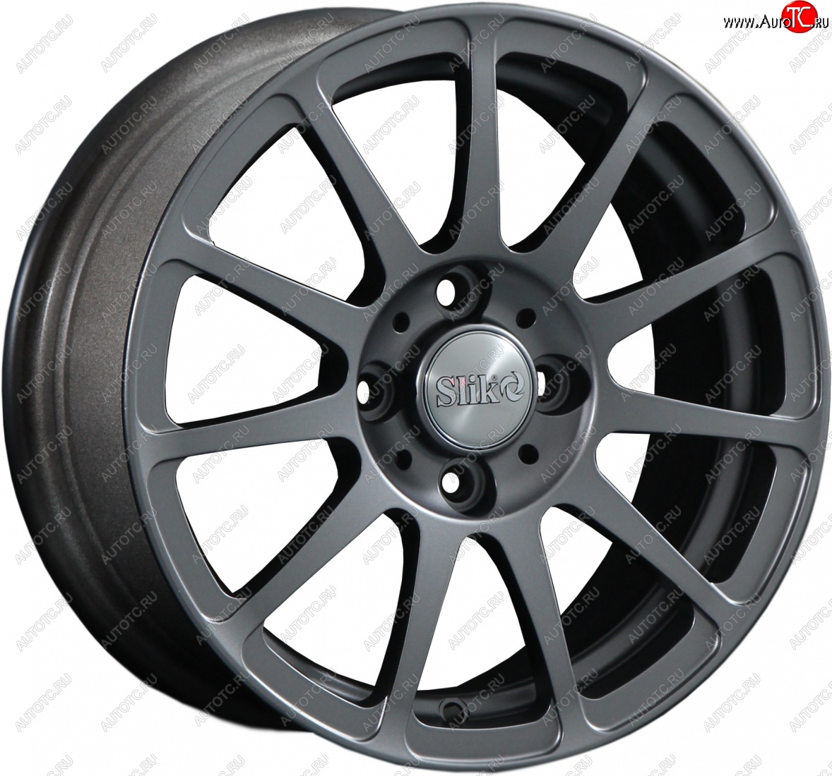 12 849 р. Кованый диск Slik Classik 5.5x14 (серебристый тёмный S25)   (Цвет: серебристый тёмный S25)  с доставкой в г. Керчь