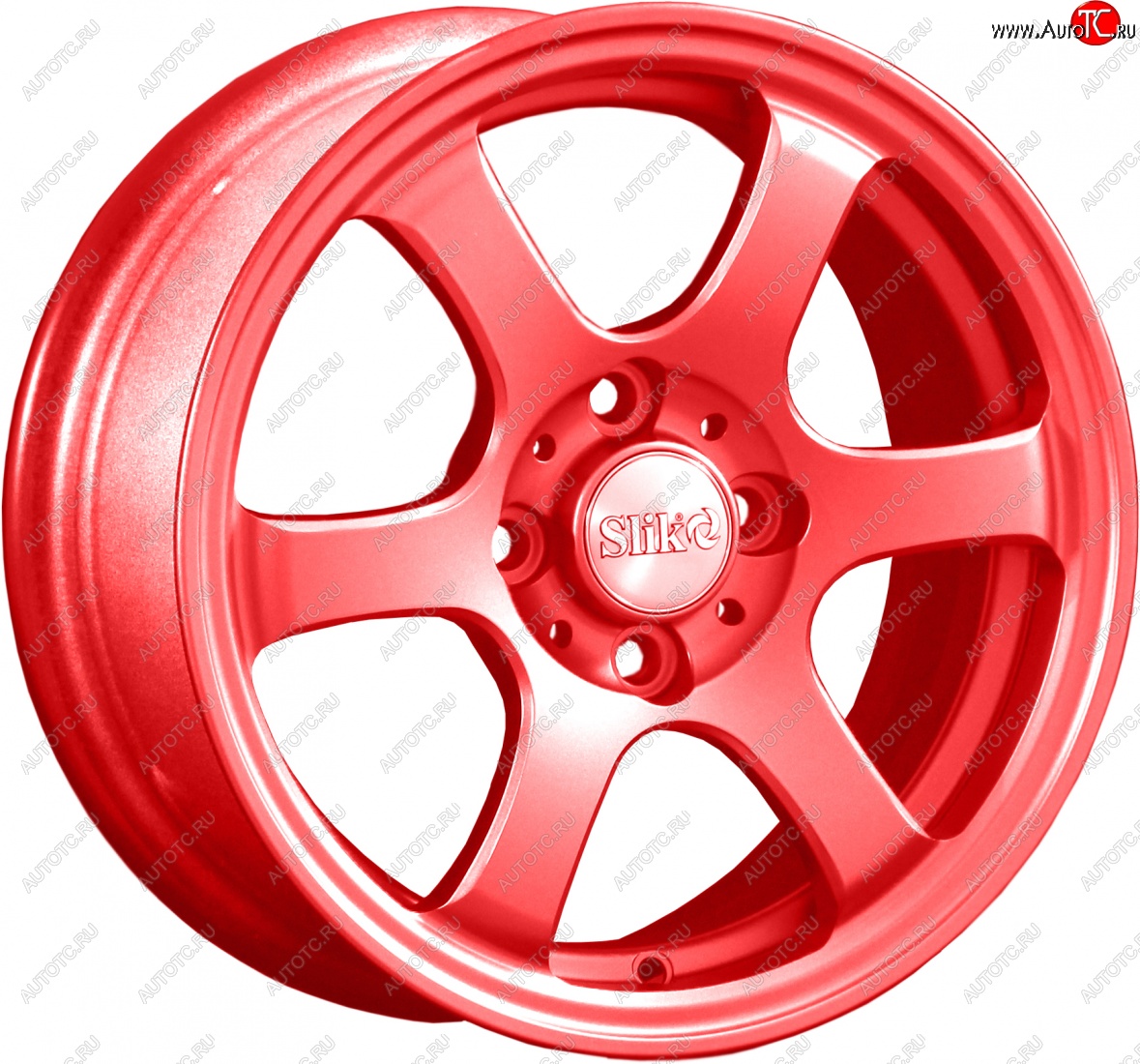 12 849 р. Кованый диск Slik Classik 5.5x14 (алый)   (Цвет: алый)  с доставкой в г. Керчь