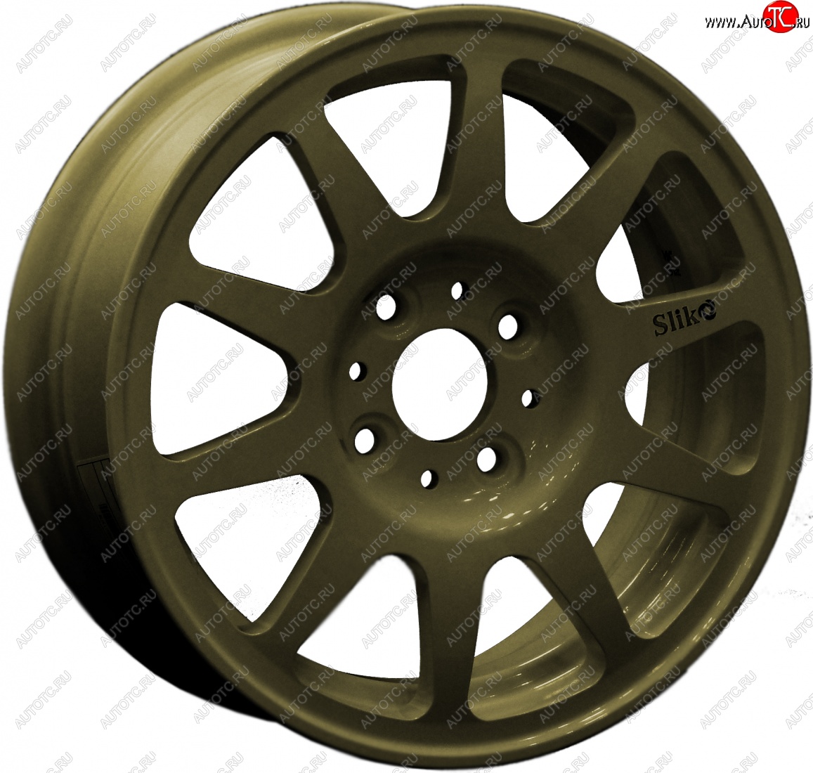 13 699 р. Кованый диск Slik Classik 5.5x14 (Металлик золотой G)   (Цвет: Металлик золотой G)  с доставкой в г. Керчь