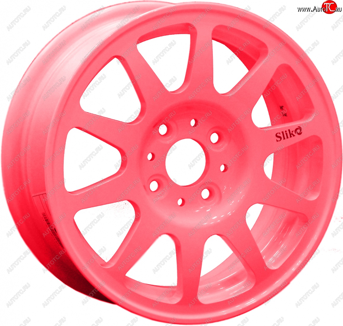 13 699 р. Кованый диск Slik Classik 5.5x14 (Candy - рубиновый)   (Цвет: Candy - рубиновый)  с доставкой в г. Керчь