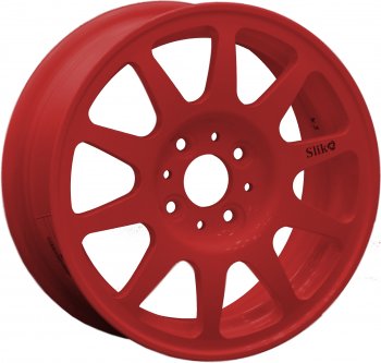 Кованый диск Slik Classik 5.5x14 (красный)  (Цвет: красный)