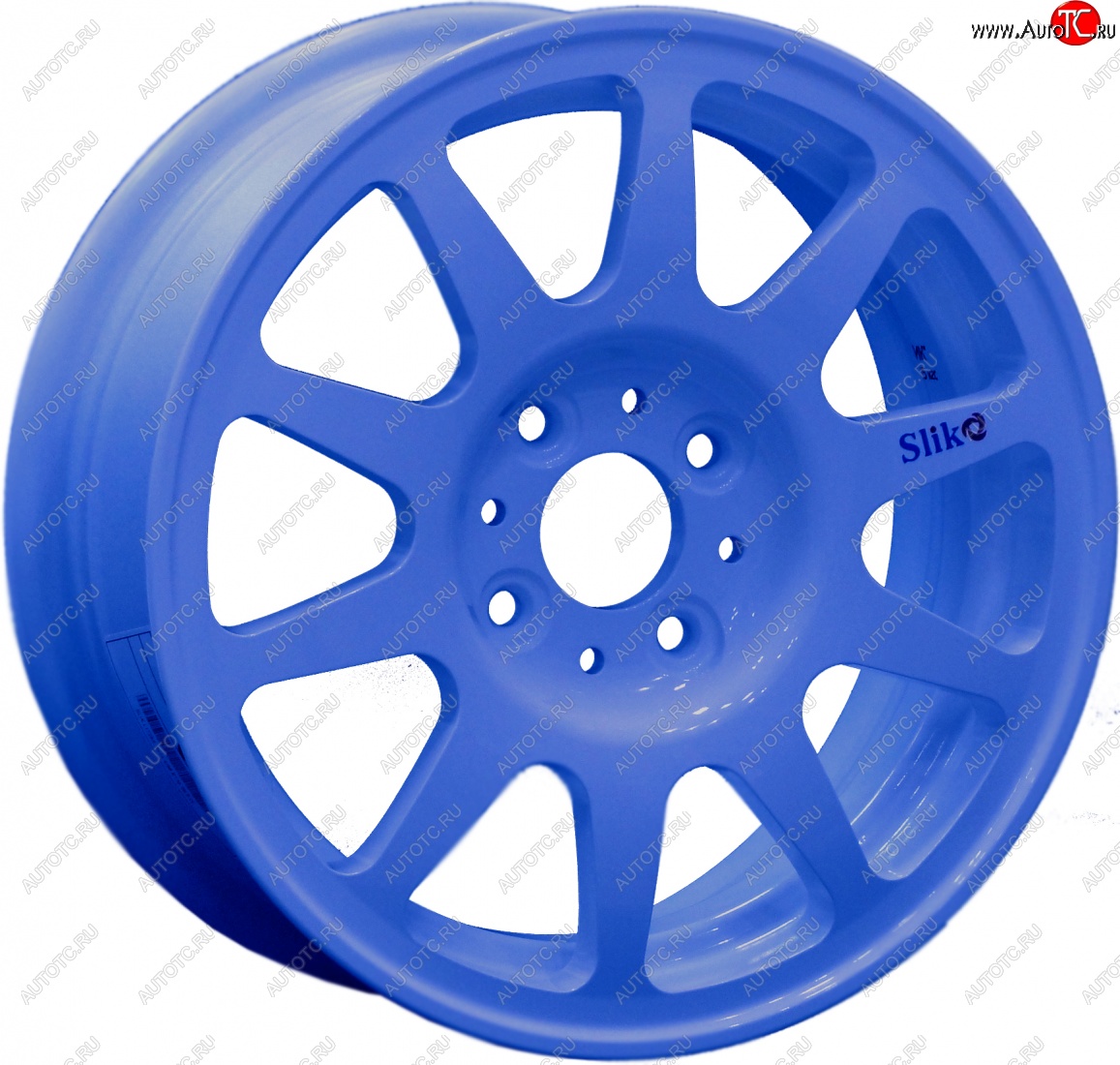 13 699 р. Кованый диск Slik Classik 5.5x14 (синий)   (Цвет: синий)  с доставкой в г. Керчь