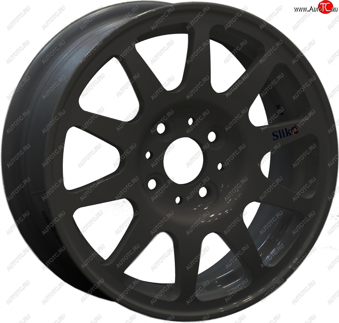 13 699 р. Кованый диск Slik Classik 5.5x14 (Чёрный)   (Цвет: Чёрный)  с доставкой в г. Керчь