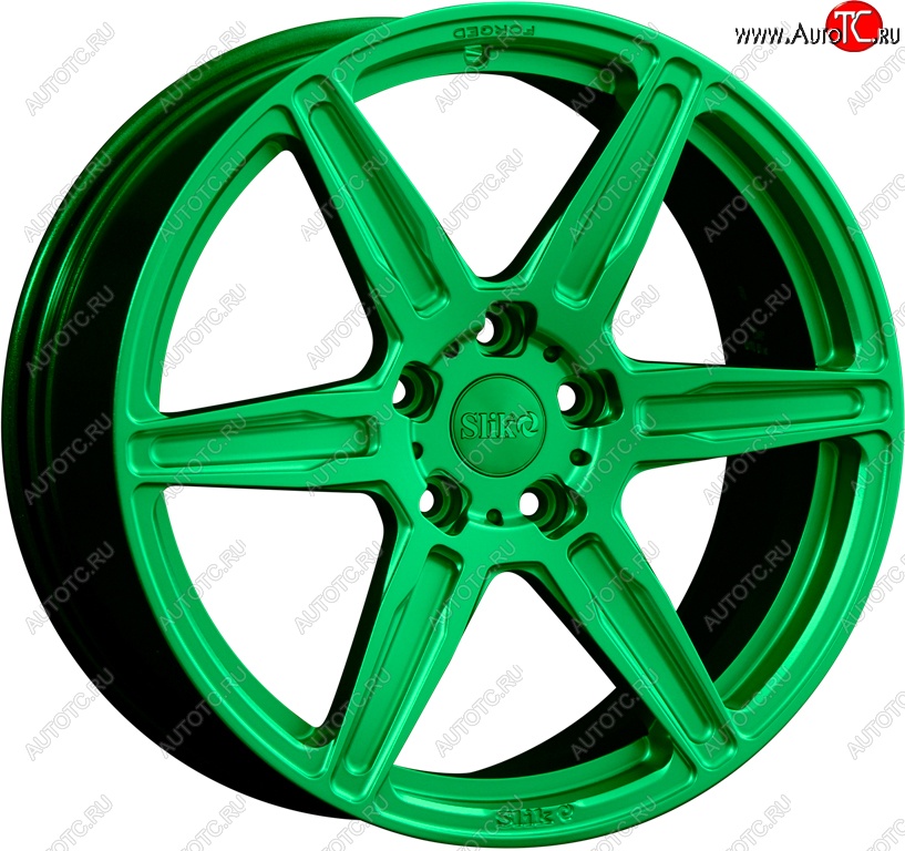 60 999 р. Кованый диск Slik PREMIUM L-603 10.0x20   (Зеленый (GREEEN))  с доставкой в г. Керчь