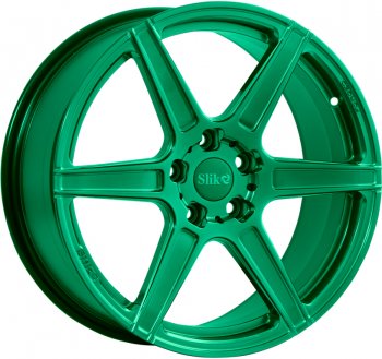 Кованый диск Slik PREMIUM L-604 10.0x20  (Candy изумрудно-зеленый (Candy Green))