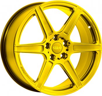Кованый диск Slik PREMIUM L-604 10.0x20  (Candy ярко-желтый (Candy YELLOW))
