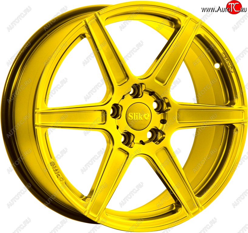 60 999 р. Кованый диск Slik PREMIUM L-604 10.0x20   (Candy ярко-желтый (Candy YELLOW))  с доставкой в г. Керчь