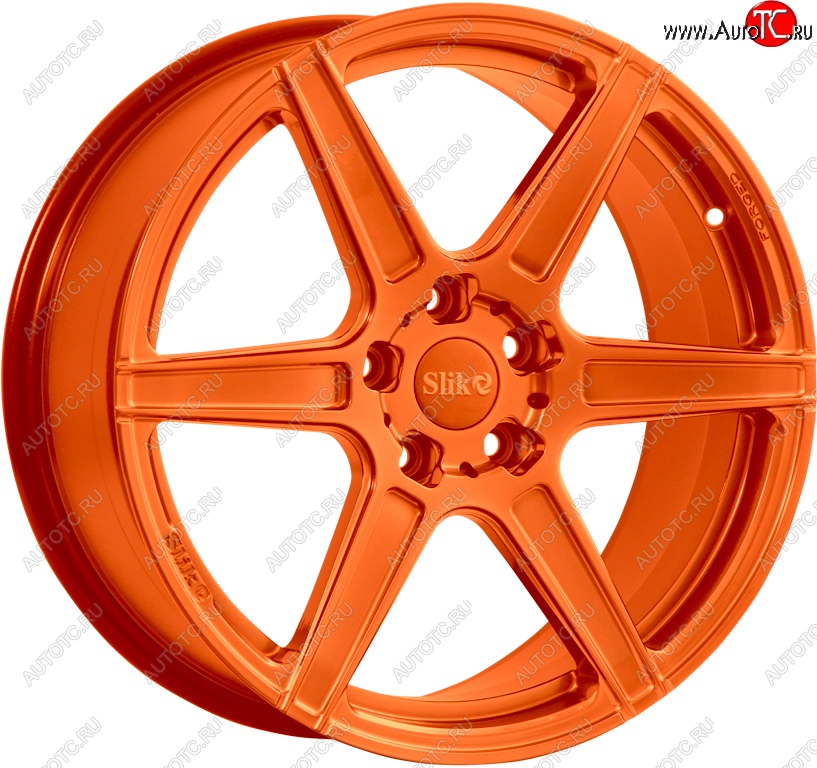 60 999 р. Кованый диск Slik PREMIUM L-604 10.0x20   (Ярко оранжевый (ORANGE))  с доставкой в г. Керчь