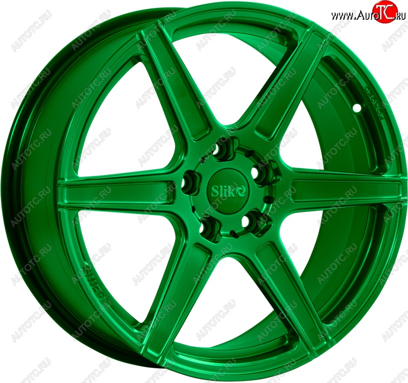 60 999 р. Кованый диск Slik PREMIUM L-604 10.0x20   (Зеленый (GREEEN))  с доставкой в г. Керчь