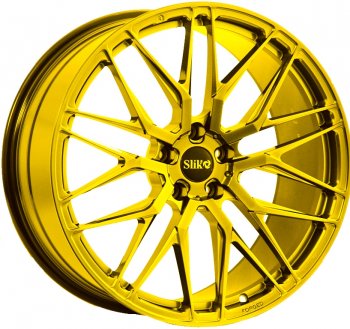 Кованый диск Slik PREMIUM L-605 10.0x20  (Candy ярко-желтый (Candy YELLOW))