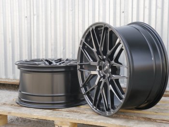 60 999 р. Кованый диск Slik PREMIUM L-605 9.0x20   (Темный хром (DC))  с доставкой в г. Керчь. Увеличить фотографию 4