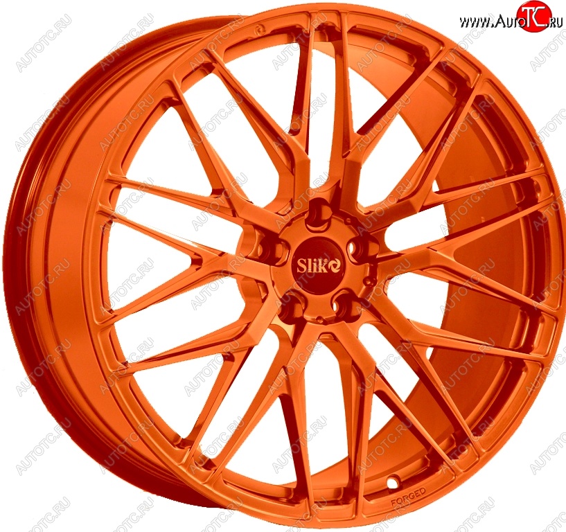 60 999 р. Кованый диск Slik PREMIUM L-605 9.0x20   (Ярко оранжевый (ORANGE))  с доставкой в г. Керчь