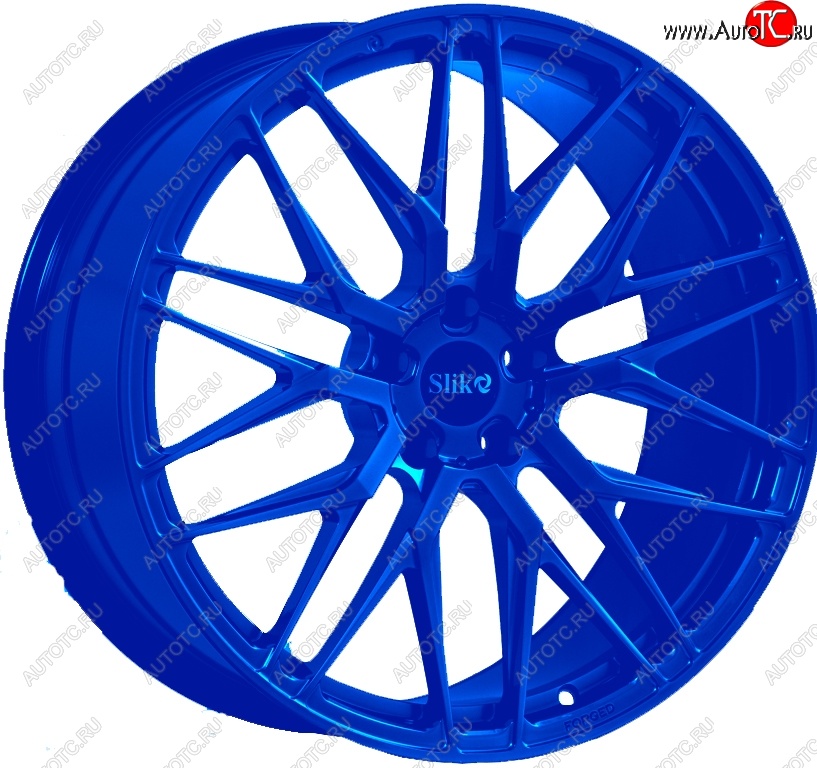 60 999 р. Кованый диск Slik PREMIUM L-605 9.0x20   (Candy синий (Candy BLUE))  с доставкой в г. Керчь
