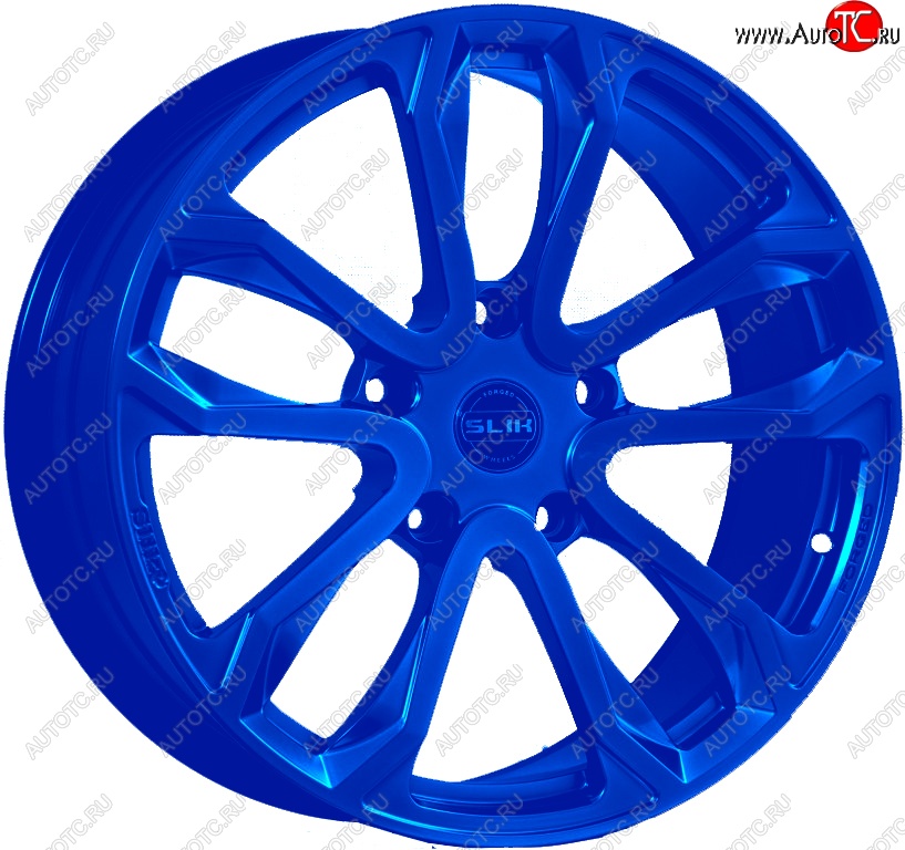 60 999 р. Кованый диск Slik PREMIUM L-608 10.0x20   (Candy синий (Candy BLUE))  с доставкой в г. Керчь