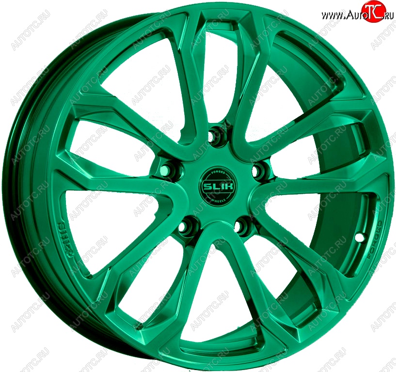 60 999 р. Кованый диск Slik PREMIUM L-608 9.0x20   (Candy изумрудно-зеленый (Candy Green))  с доставкой в г. Керчь