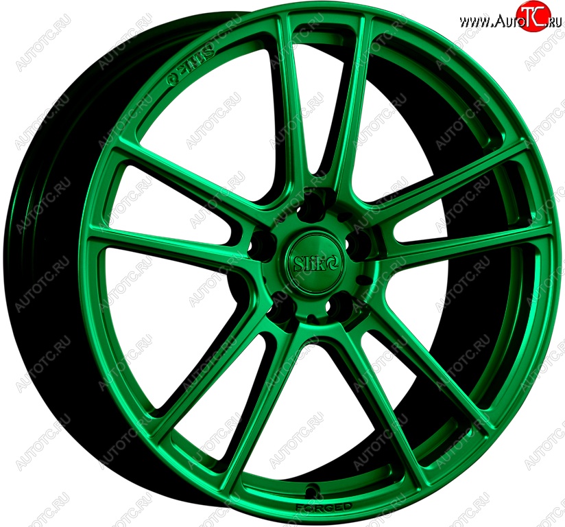 60 999 р. Кованый диск Slik PREMIUM L-610 10.0x20   (Зеленый (GREEEN))  с доставкой в г. Керчь