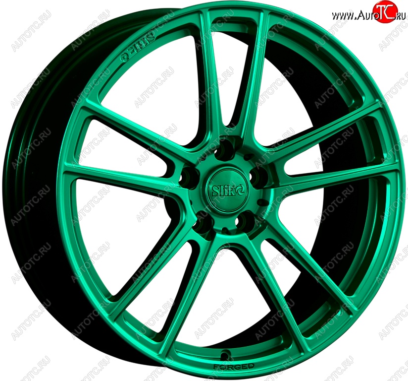 60 999 р. Кованый диск Slik PREMIUM L-610 10.0x20   (Candy изумрудно-зеленый (Candy Green))  с доставкой в г. Керчь