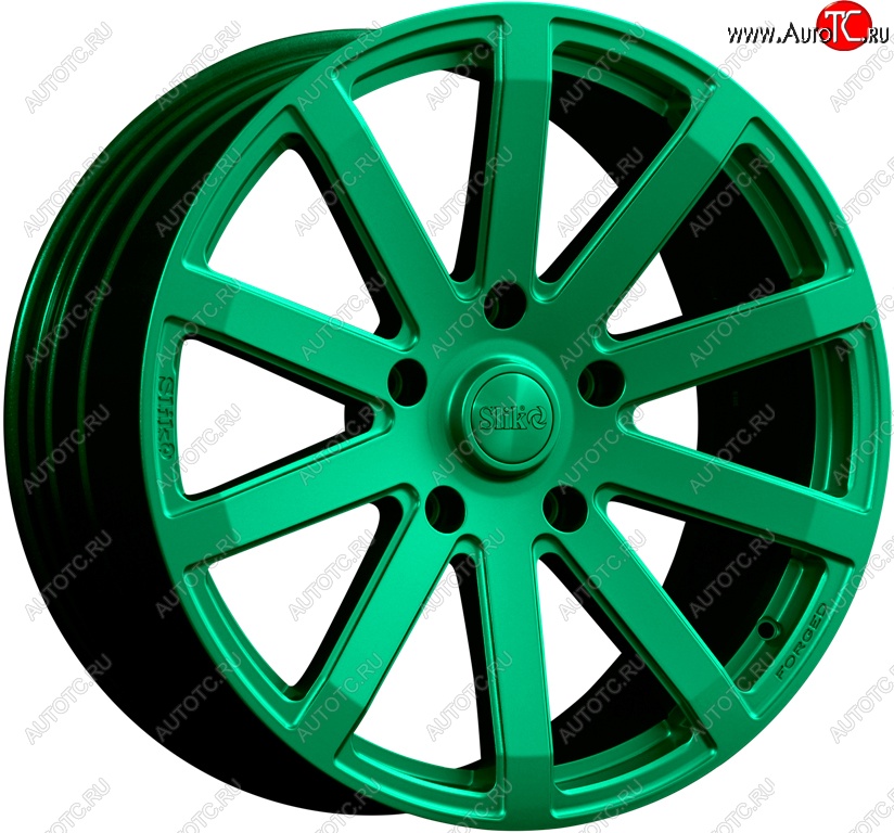 60 999 р. Кованый диск Slik PREMIUM L-611 10.0x20   (Candy изумрудно-зеленый (Candy Green))  с доставкой в г. Керчь