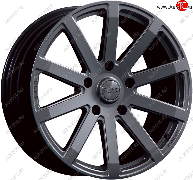60 999 р. Кованый диск Slik PREMIUM L-611 10.0x20   (Графит глянцевый (GM))  с доставкой в г. Керчь
