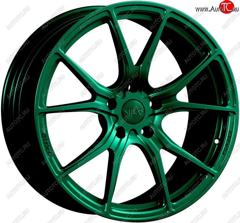 60 999 р. Кованый диск Slik PREMIUM L-616 9.0x20   (Candy изумрудно-зеленый (Candy Green))  с доставкой в г. Керчь