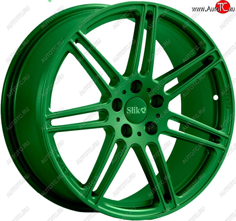 60 999 р. Кованый диск Slik PREMIUM 10.0x20   (Зеленый (GREEN))  с доставкой в г. Керчь