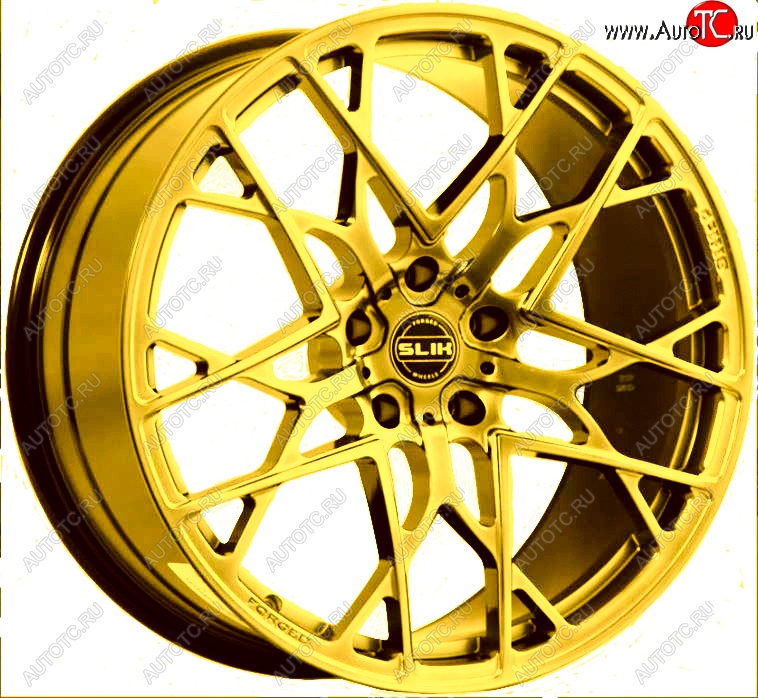 60 999 р. Кованый диск Slik PREMIUM 10.0x20   (Candy ярко-желтый (Candy YELLOW))  с доставкой в г. Керчь
