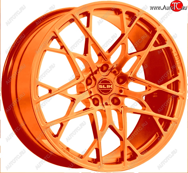 60 999 р. Кованый диск Slik PREMIUM 10.0x20   (Ярко оранжевый (ORANGE))  с доставкой в г. Керчь