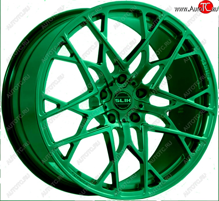 60 999 р. Кованый диск Slik PREMIUM 9.0x20   (Candy изумрудно-зеленый (Candy Green))  с доставкой в г. Керчь