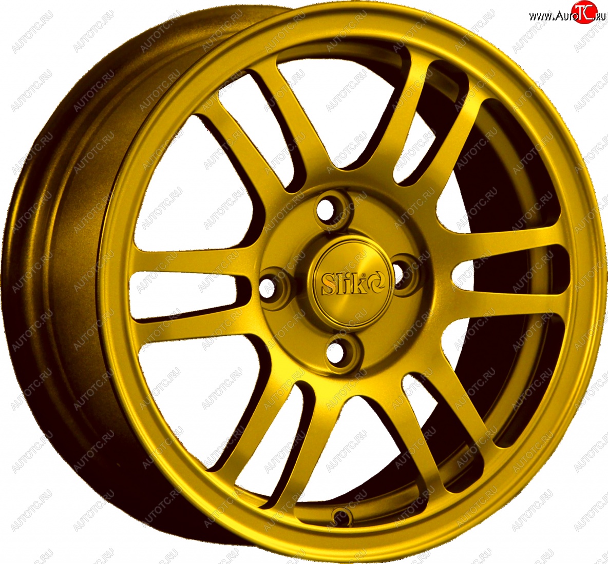 12 799 р. Кованый диск Slik Classic L1712 6.0x14   (Ярко желтый RAL1021 (YELLOW))  с доставкой в г. Керчь