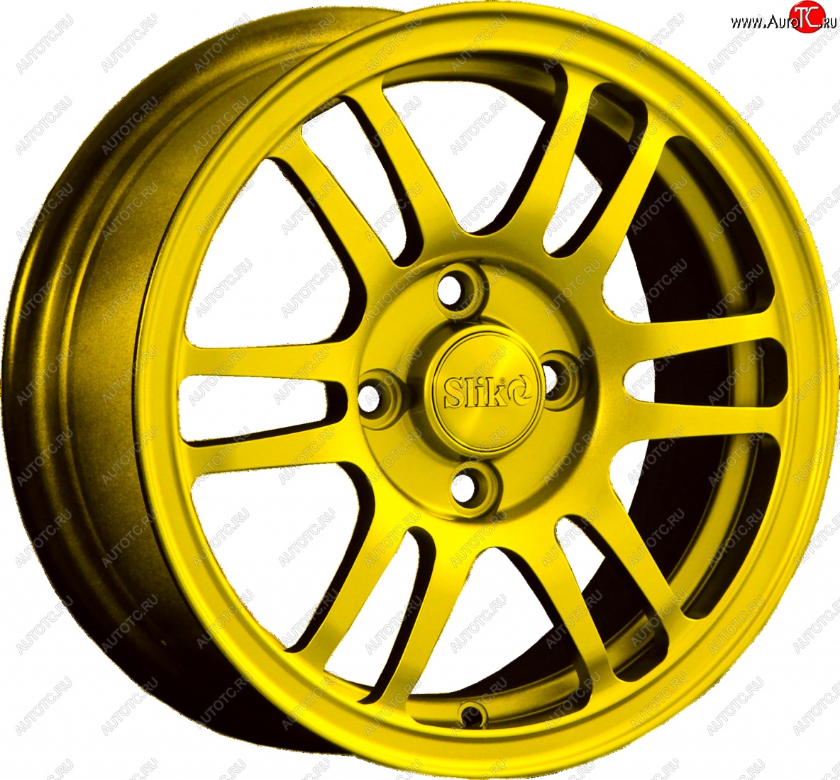 12 799 р. Кованый диск Slik Classic L1712 6.0x14   (Candy ярко-желтый (Candy YELLOW))  с доставкой в г. Керчь