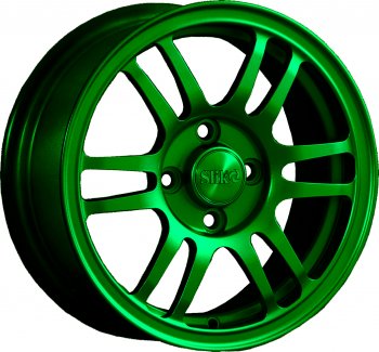 Кованый диск Slik Classic L1712 6.0x14  (Зеленый (GREEEN))