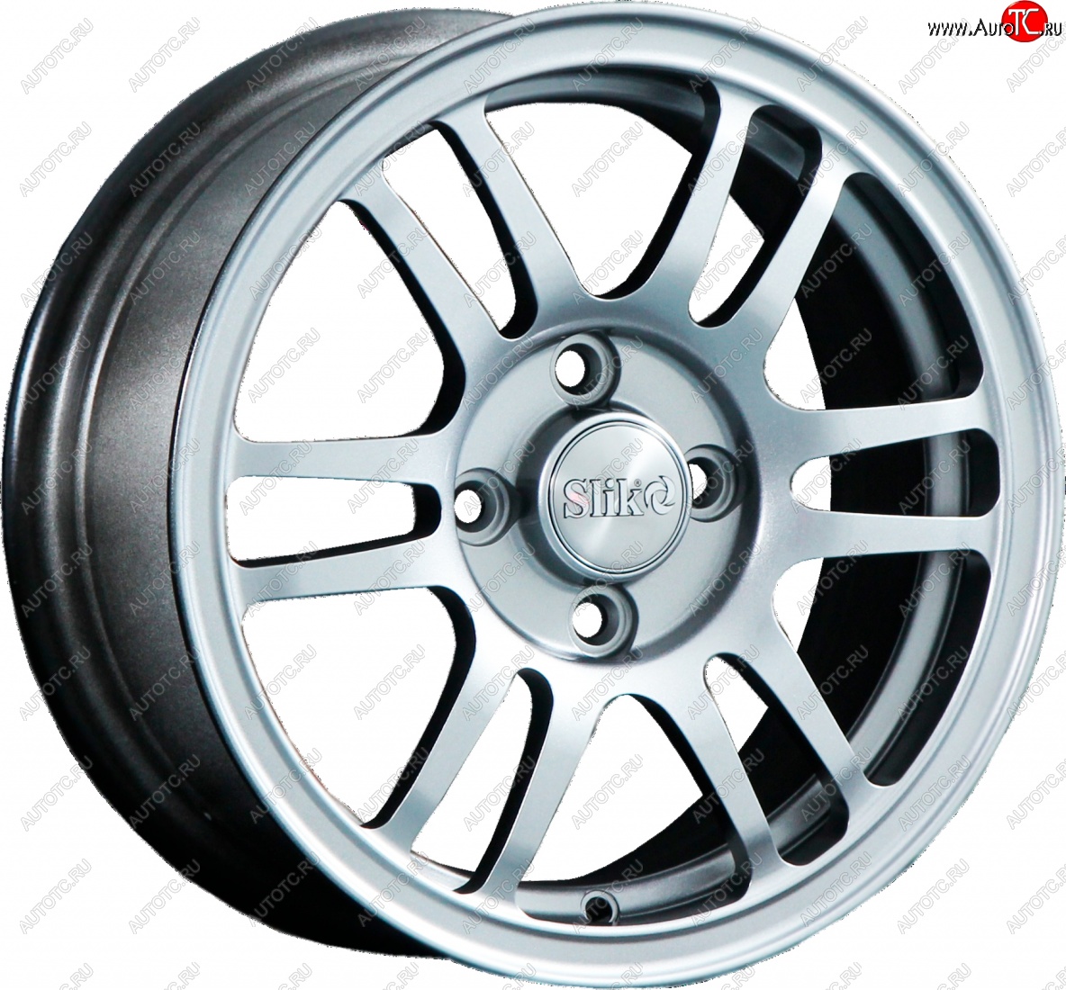 12 799 р. Кованый диск Slik Classic L1712 6.0x14   (Серебристый светлый (S16))  с доставкой в г. Керчь