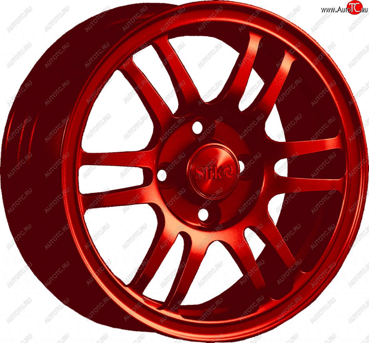 12 799 р. Кованый диск Slik Classic L1712 6.0x14   (Candy красный (Candy RED))  с доставкой в г. Керчь