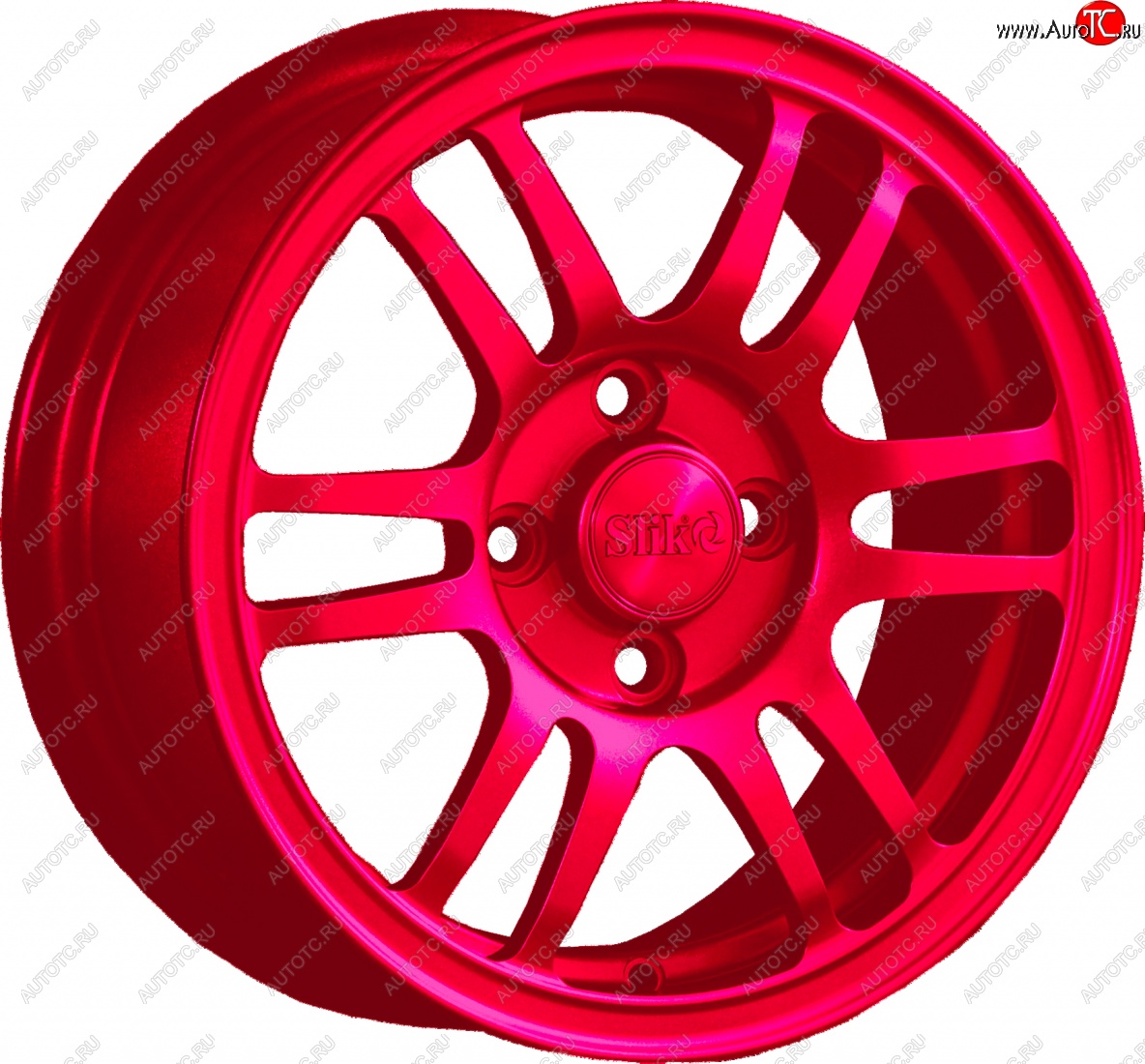 12 799 р. Кованый диск Slik Classic L1712 6.0x14   (Candy рубиновый (Candy RUBIN))  с доставкой в г. Керчь