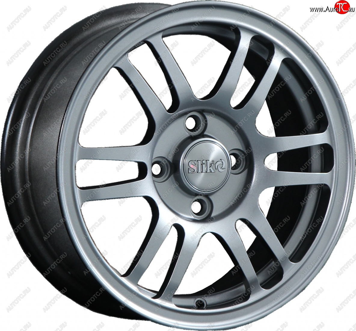 12 799 р. Кованый диск Slik Classic L1712 6.0x14   (Графит глянцевый (GM))  с доставкой в г. Керчь