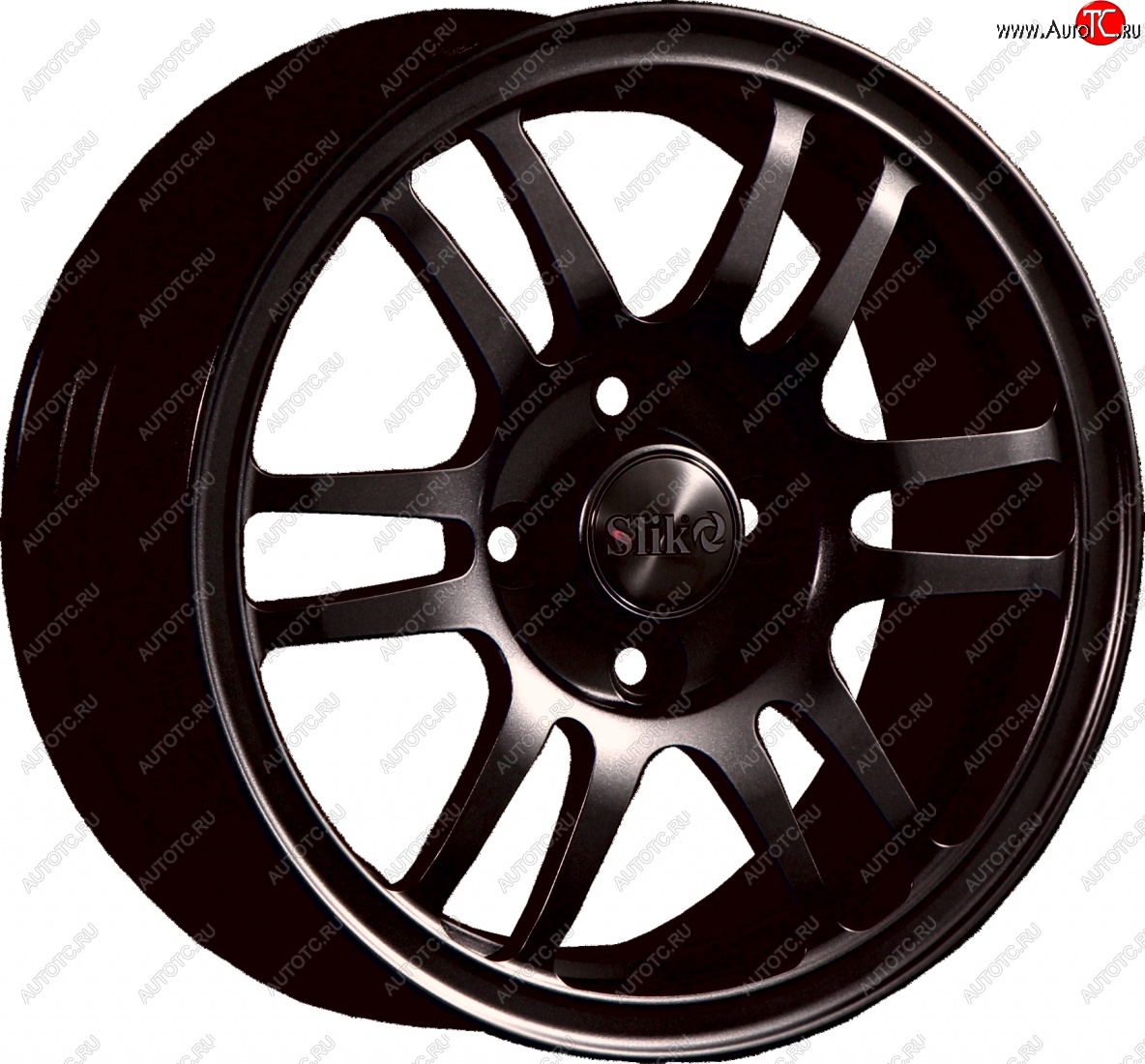 12 799 р. Кованый диск Slik Classic L1712 6.0x14   (Черный матовый (MB))  с доставкой в г. Керчь