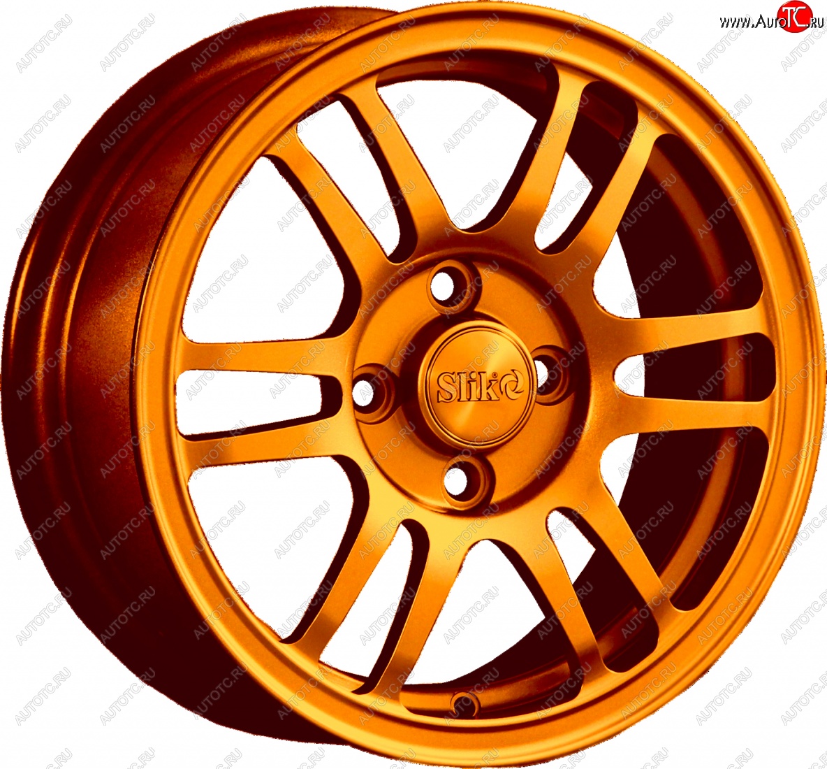 12 799 р. Кованый диск Slik Classic L1712 6.0x14   (Candy медно-оранжевый глянцевый)  с доставкой в г. Керчь
