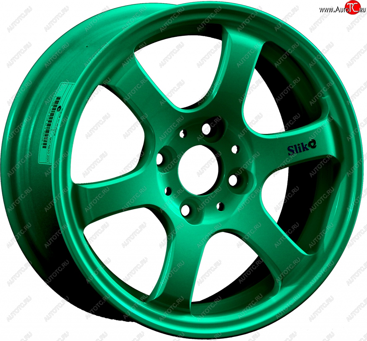 13 499 р. Кованый диск Slik Classic Sport L-1726S 6.0x14   (Candy изумрудно-зеленый (Candy Green))  с доставкой в г. Керчь