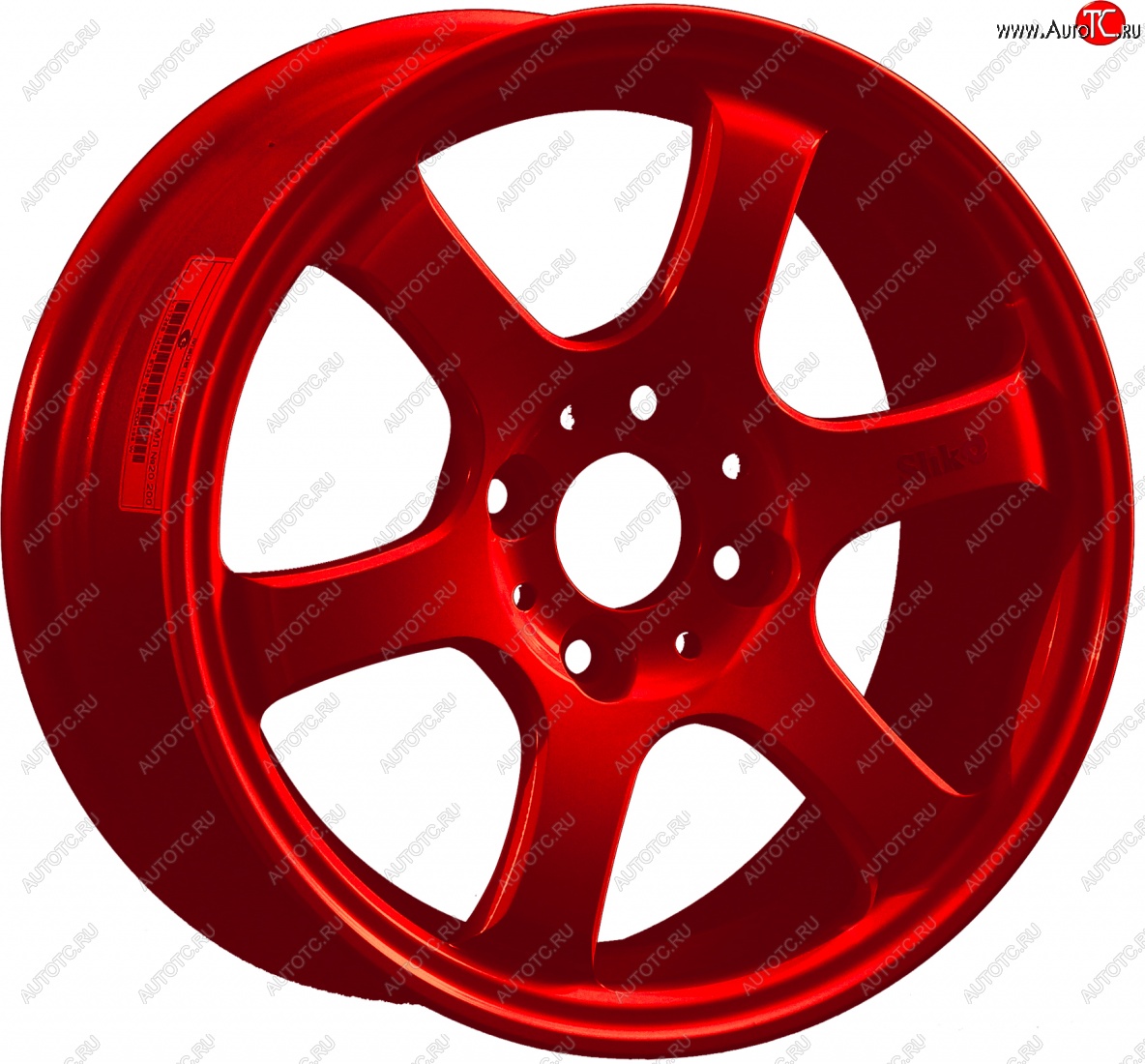 13 499 р. Кованый диск Slik Classic Sport L-1726S 6.0x14   (Красный (RED))  с доставкой в г. Керчь