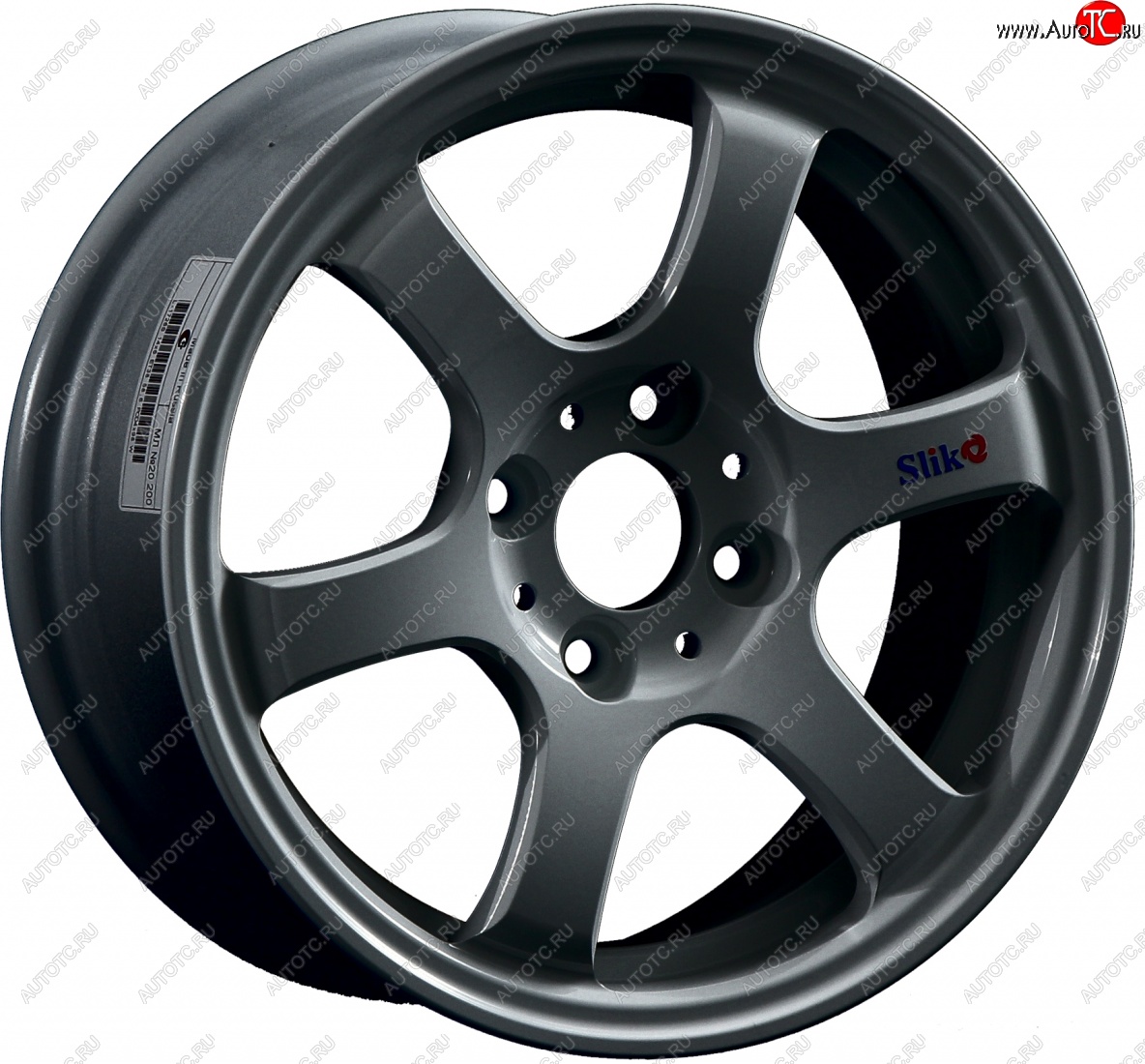 13 499 р. Кованый диск Slik Classic Sport L-1726S 6.0x14   (Графит глянцевый (GM))  с доставкой в г. Керчь