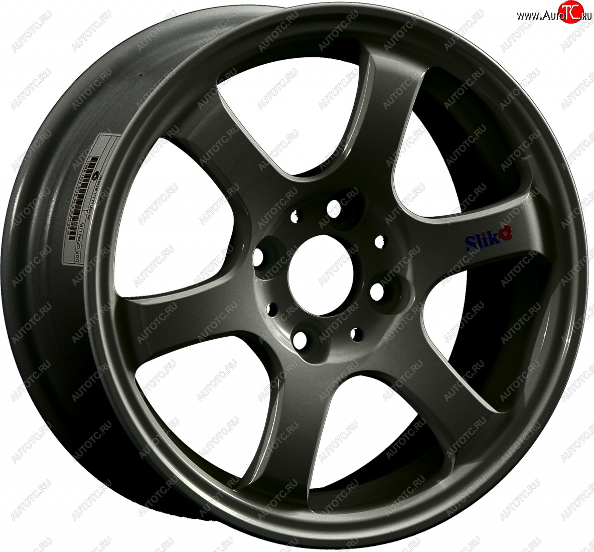 13 499 р. Кованый диск Slik Classic Sport L-1726S 6.0x14   (Темный хром (DC))  с доставкой в г. Керчь