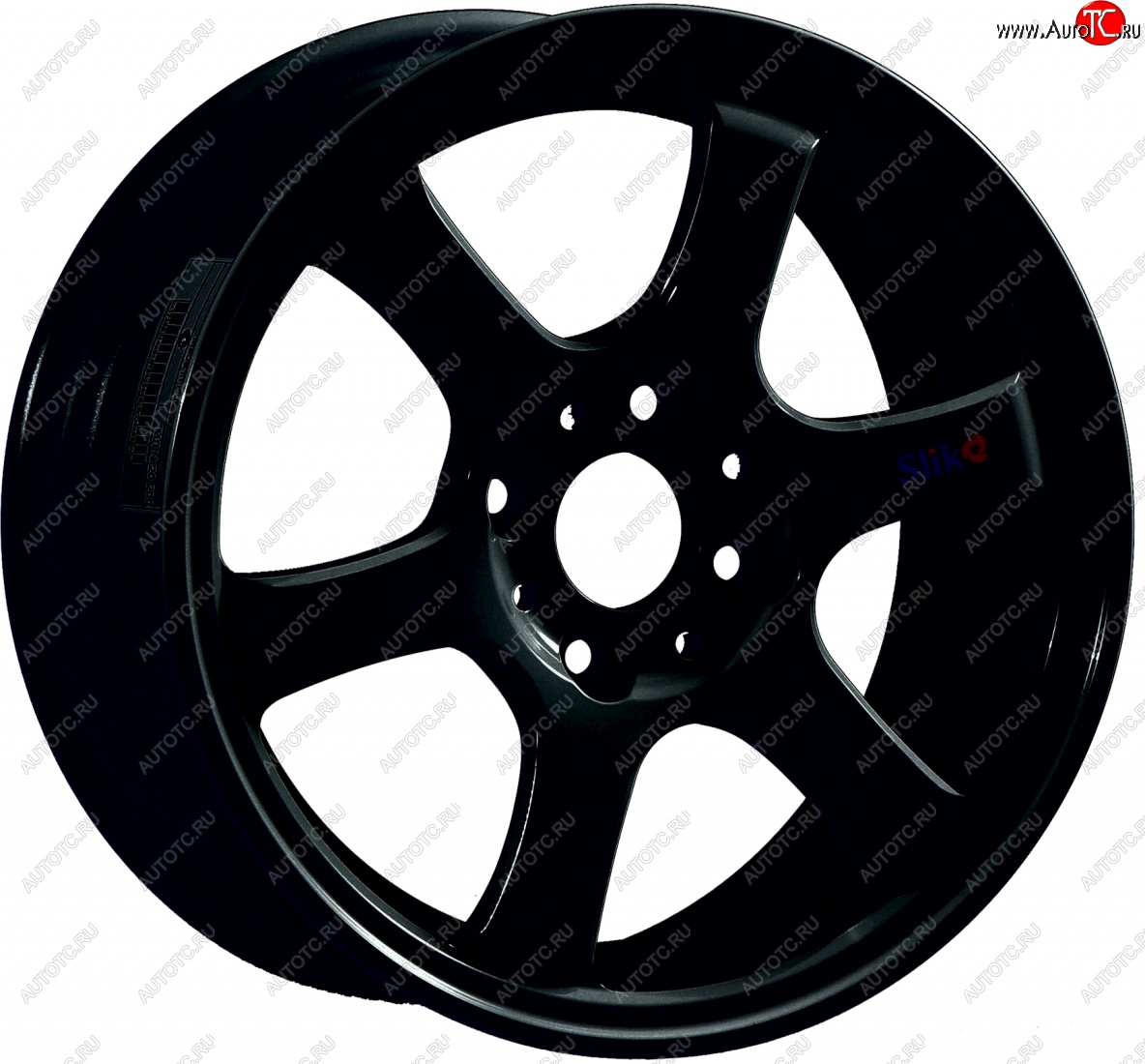 13 499 р. Кованый диск Slik Classic Sport L-1726S 6.0x14   (Черный глянцевый (BK))  с доставкой в г. Керчь