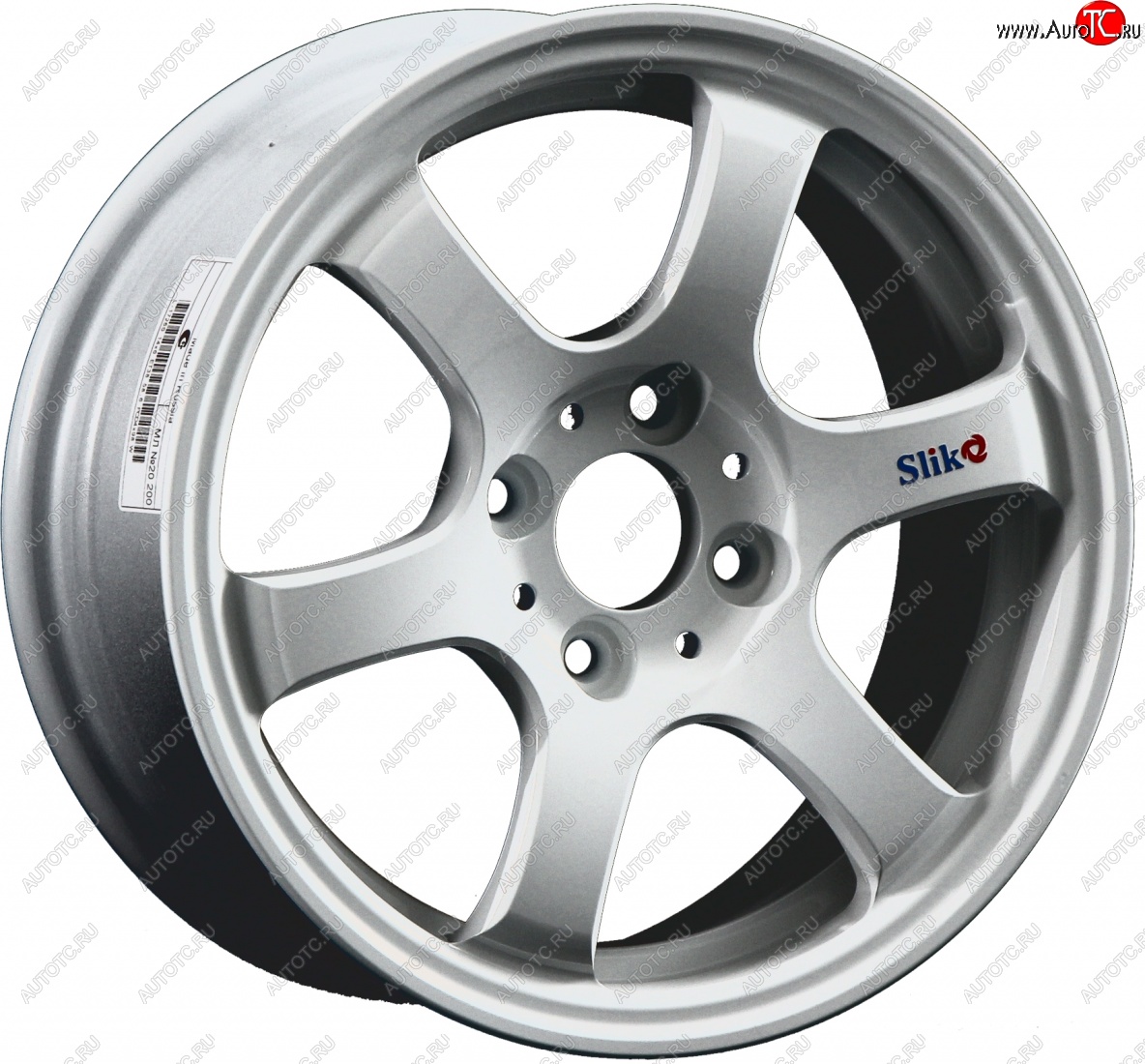 13 499 р. Кованый диск Slik Classic Sport L-1726S 6.0x14   (Ярко блестящее серебро (HPB))  с доставкой в г. Керчь